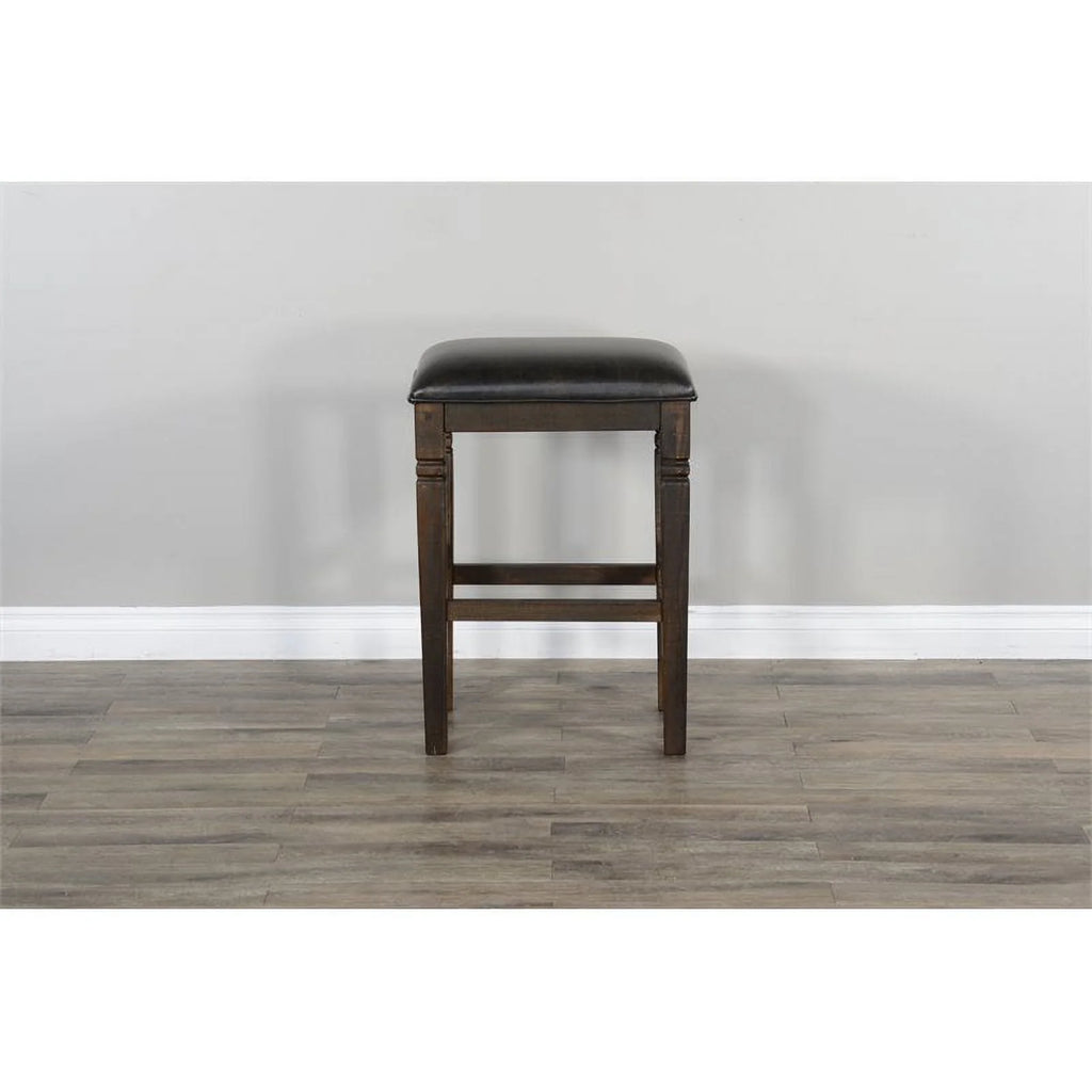Tobacco Leaf Wood Stool C5432