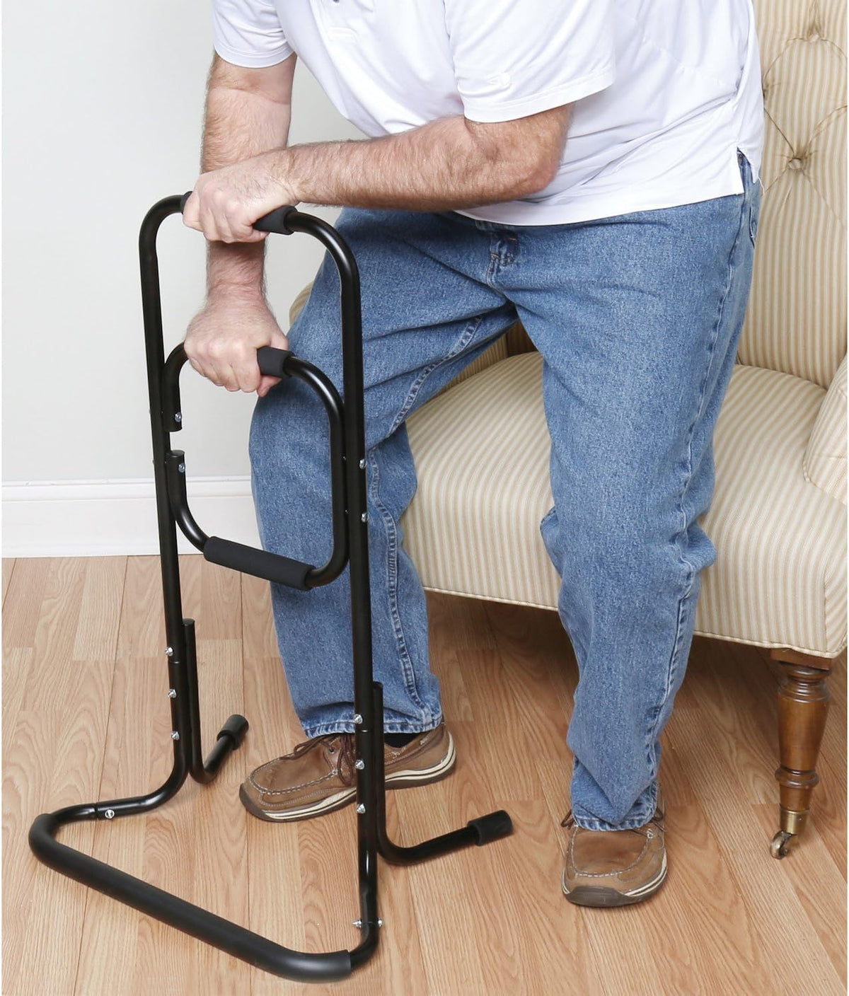 Black Metal Chair Stand Assist W6624