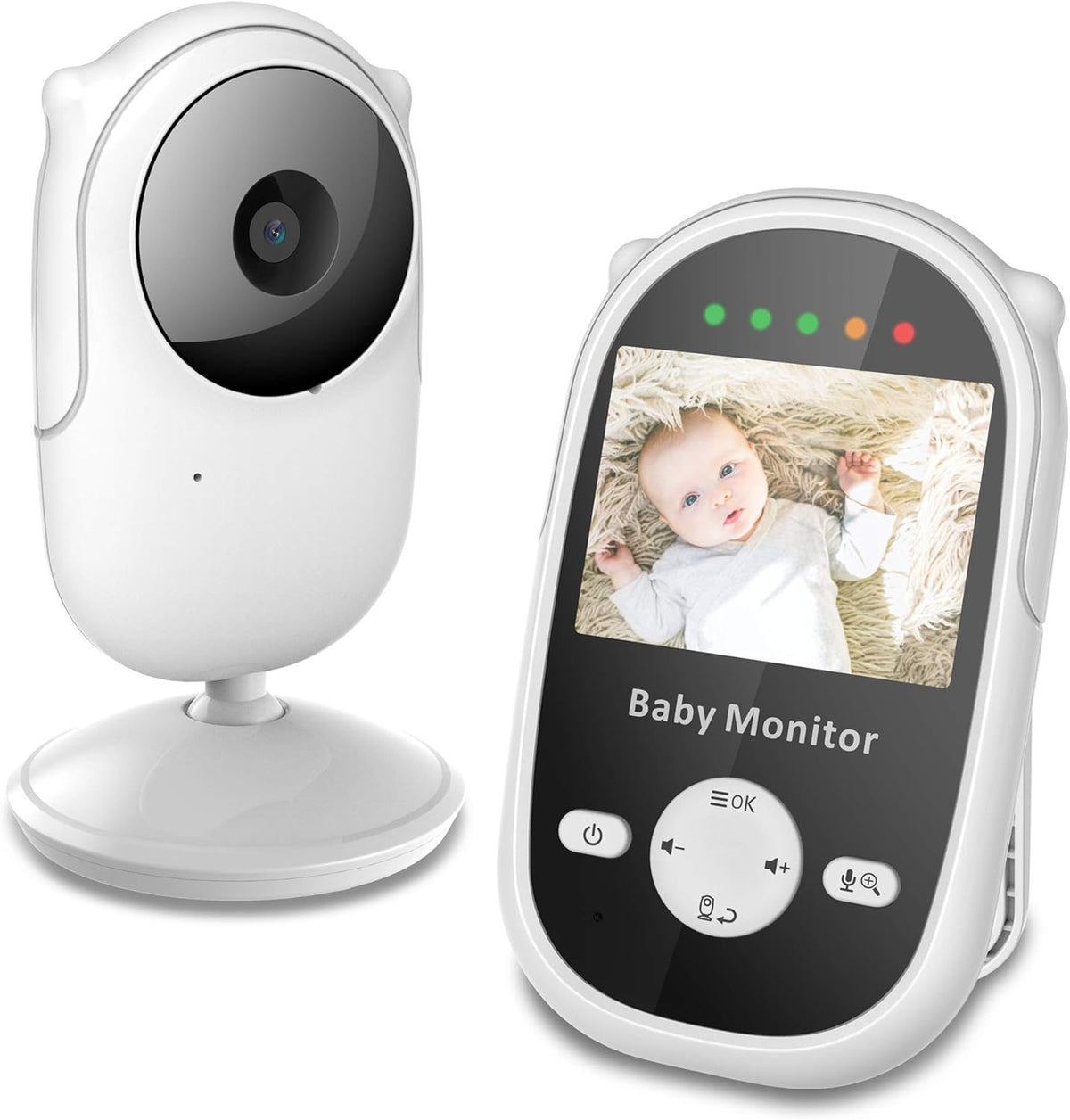 2.4 Video Baby Monitor with Digital Color Camera A8590