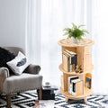 Rotating 360 Display Floor Standing Bookshelf X263728