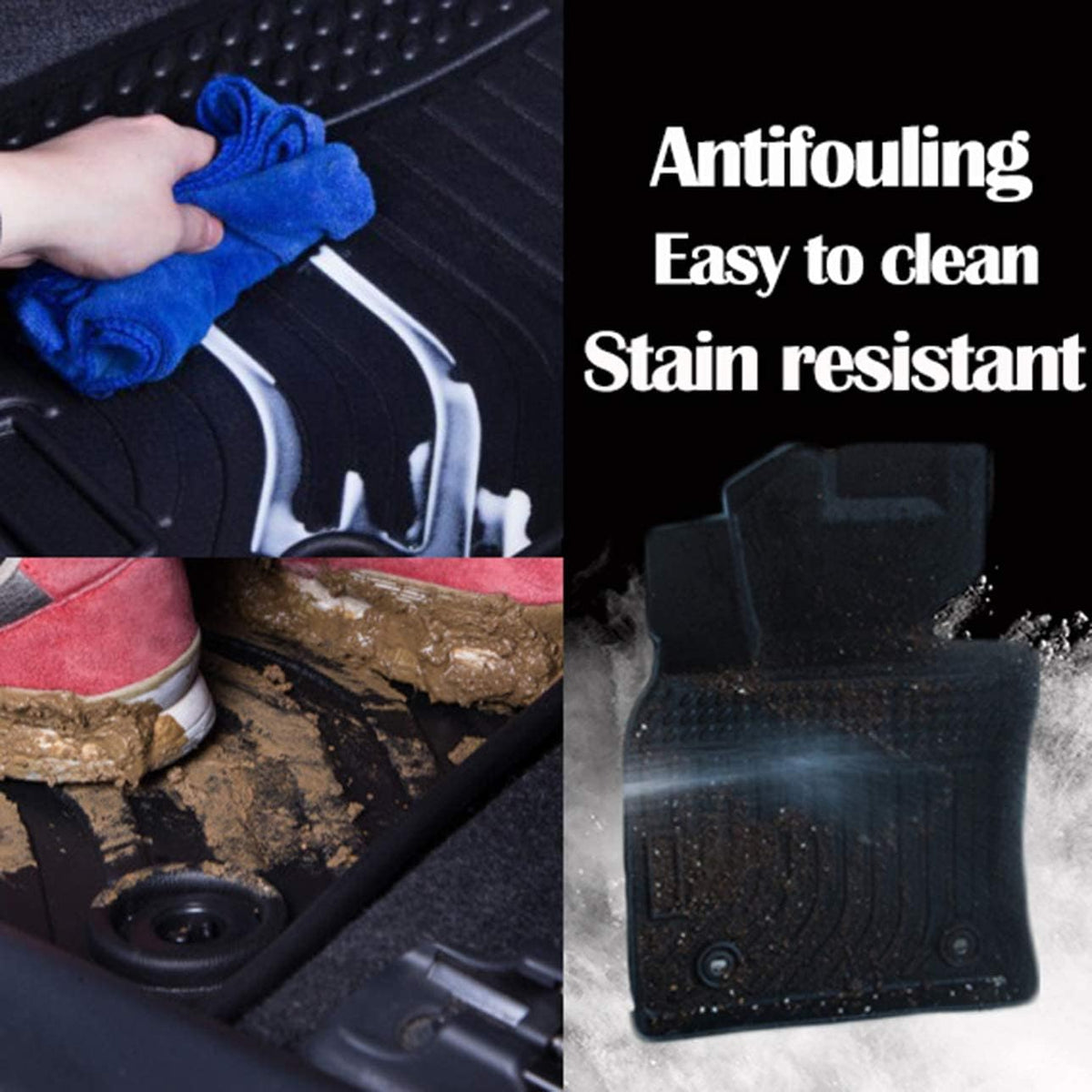 Black Car Floor Mats X241013