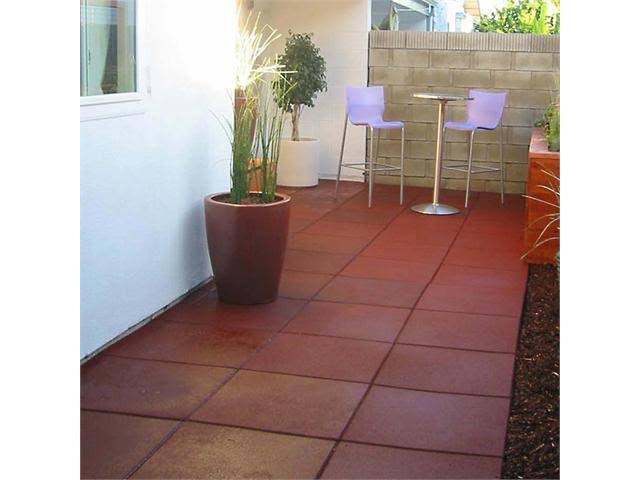 Terra Cota 5 Pack Interlocking Rubber Tiles Z653