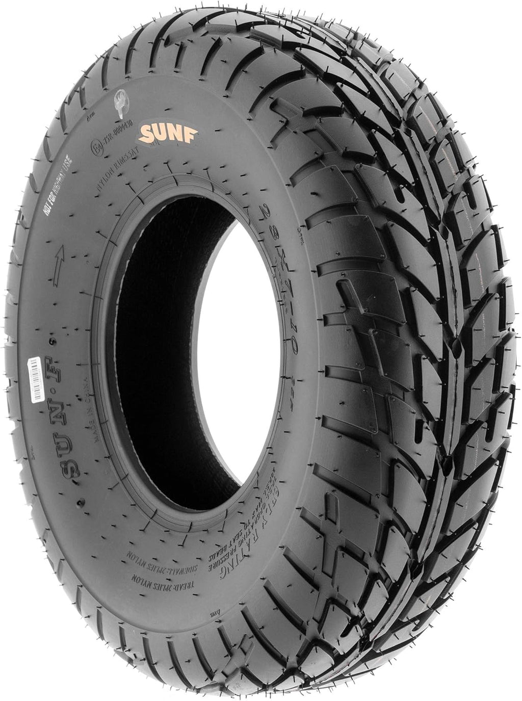 Set of 4 ATV UTV Flat Track Tires 20x7-8 Front & 18x9.5-8 Rear, 6 PR, Tubeless P46733