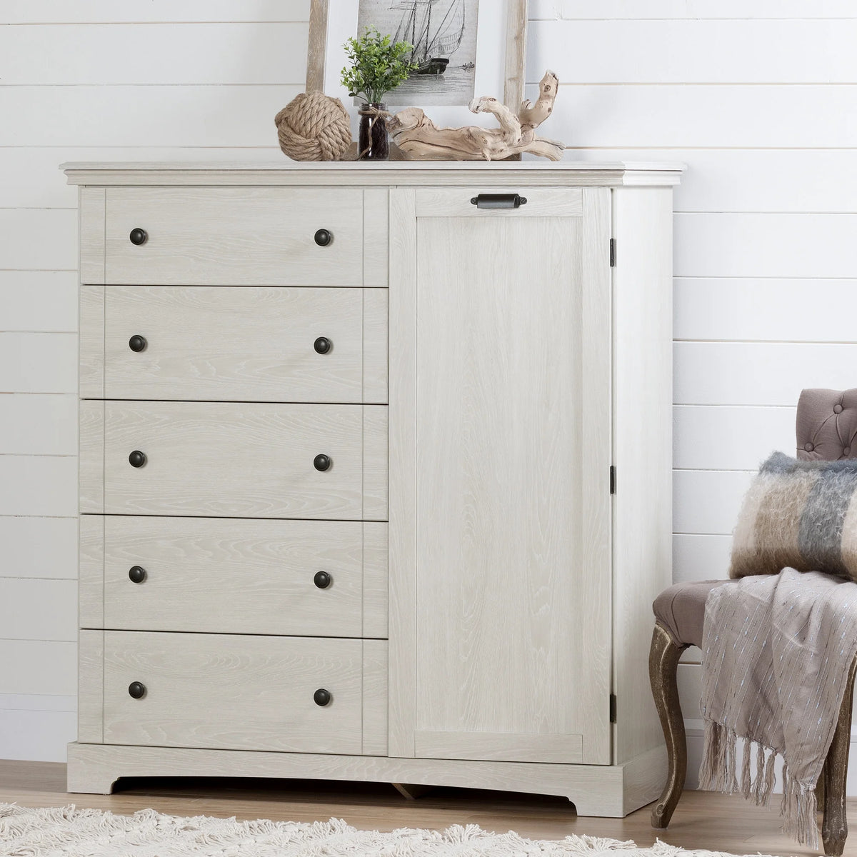 5 Drawer Winter Oak Dresser X42945