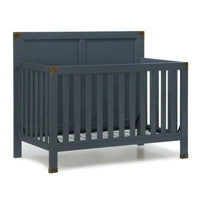 5-in-1 Convertible Crib Graphite Blue G4820
