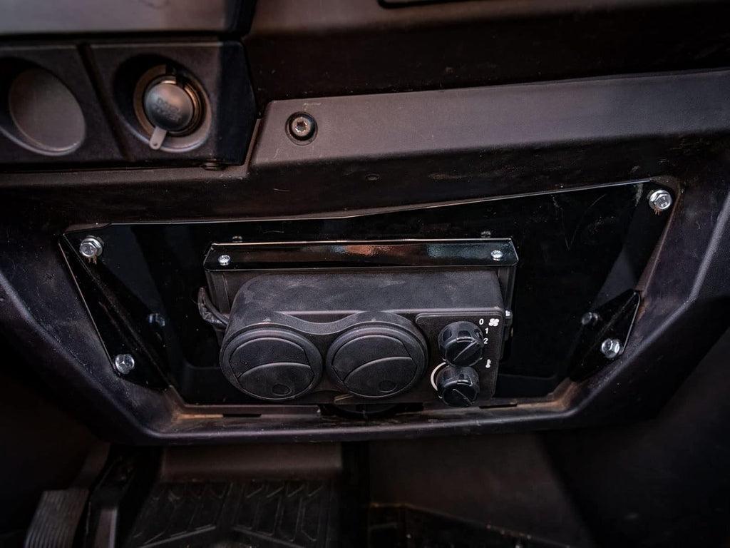 Cab Heater with Shutoff Valve, 3.4 Amps at 13.7 Volts, Includes Defrost Hoses and Vents F669134