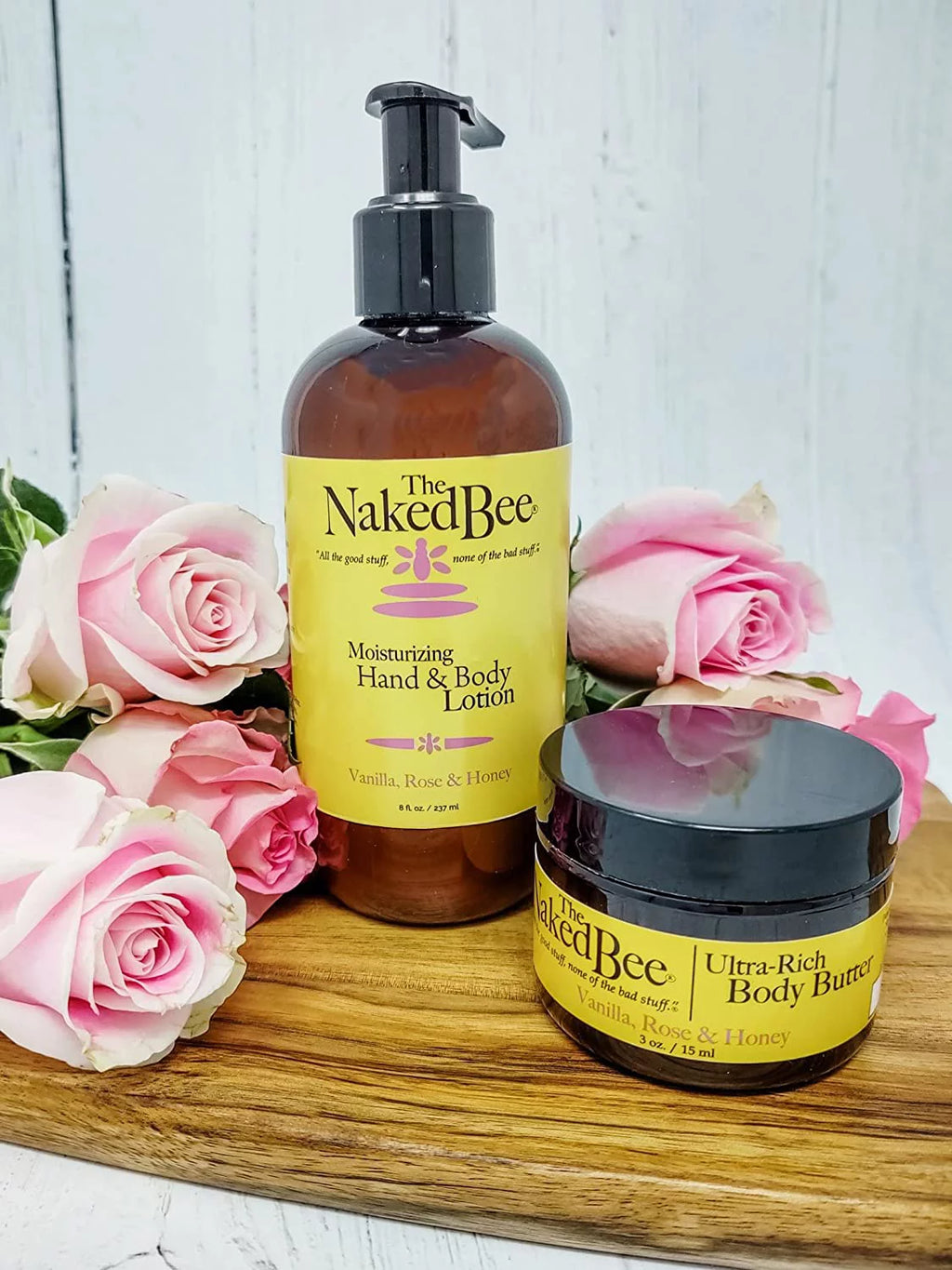 Vanilla Rose & Honey Hand & Body Lotion 8 Oz. D248