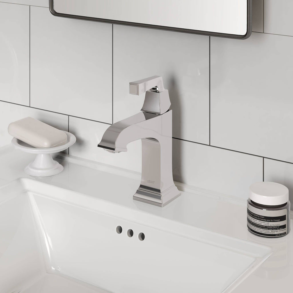 Brushed Nickel Single Hole Bathroom Faucet P719