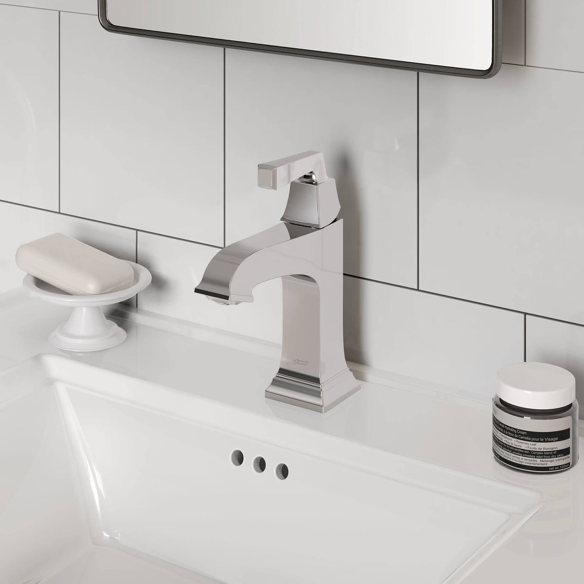 Brushed Nickel Single Hole Bathroom Faucet P719