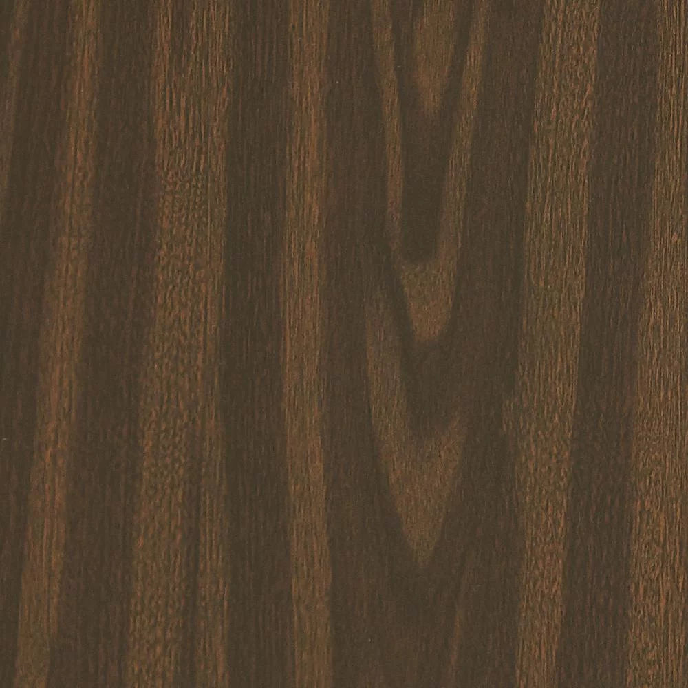 Commercial Laminate Top Desk 34x20" Rectangular Walnut Gray Chrome Q70682