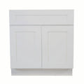 White Shaker Sink Base Cabinet G310