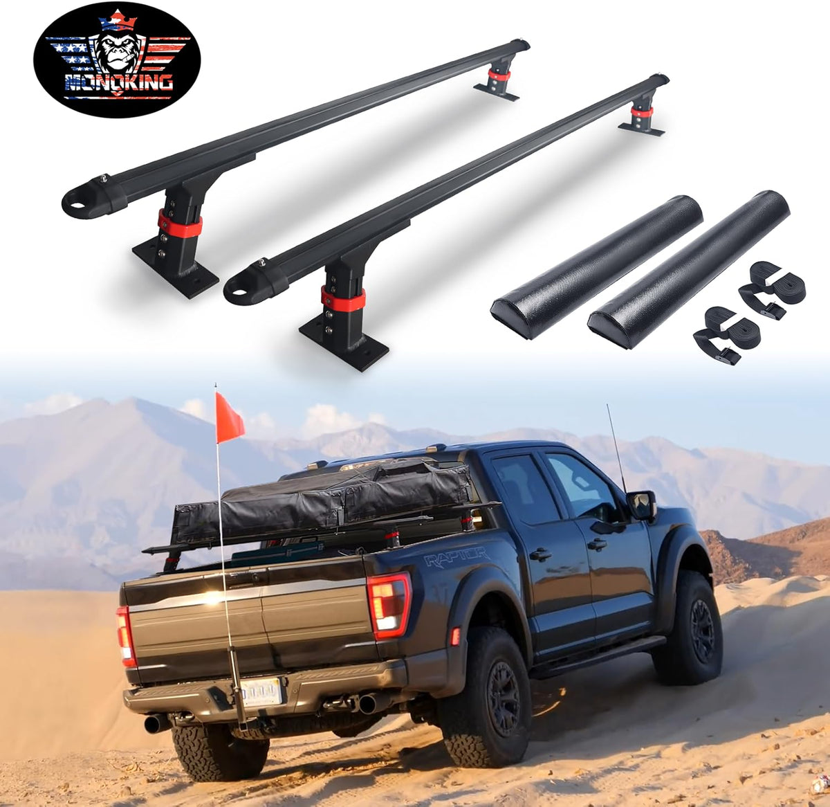 Truck Bed Racks Low Profile Adjustable Height Heavy Duty V961614