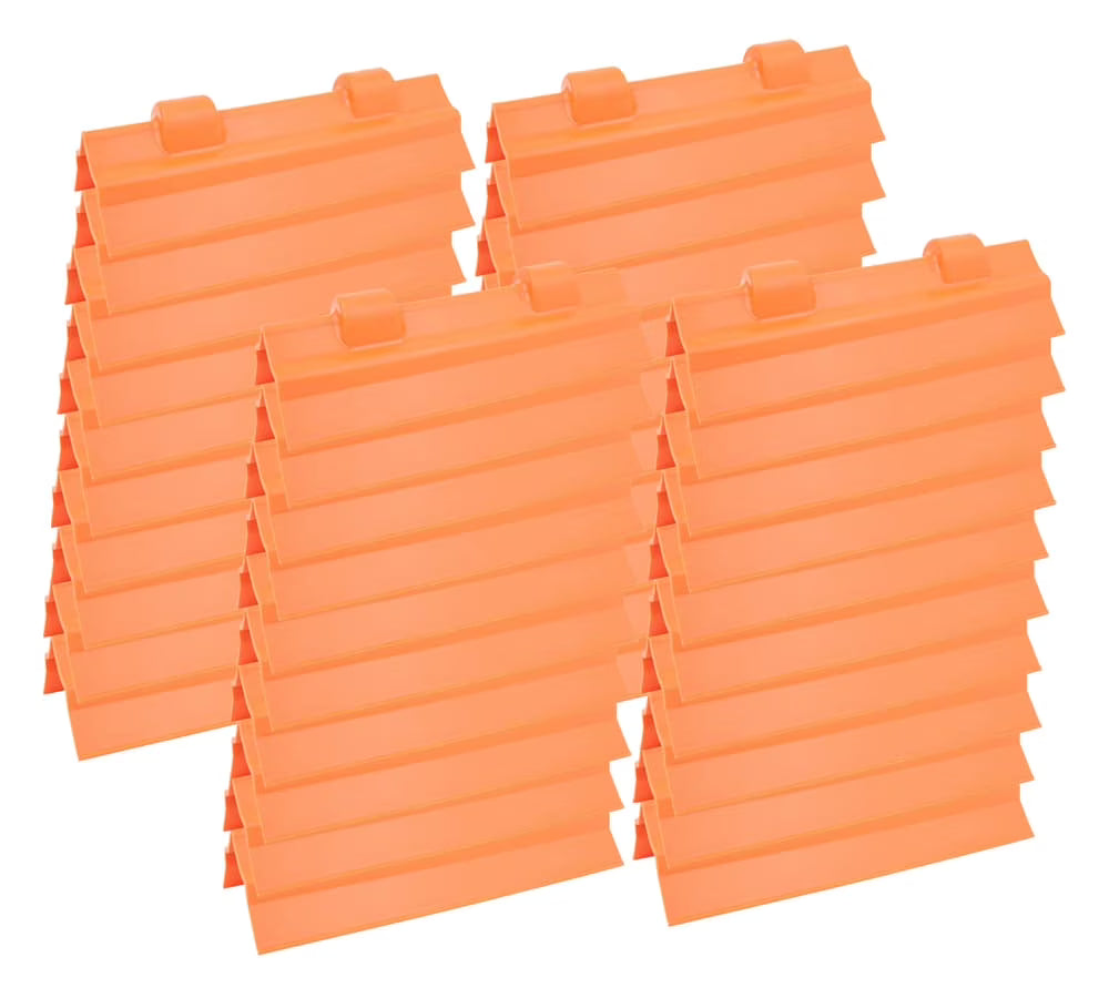 40 Pack 12" Orange Plastic Flatbed Edge Protector B988