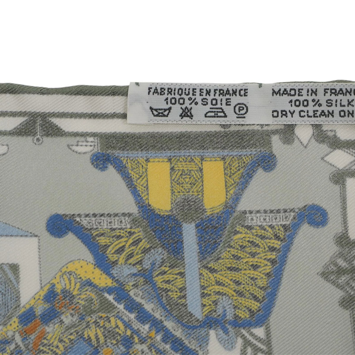 Gray Silk Scarf U4820