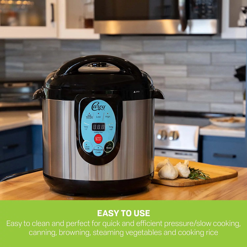9.5 Qt Stainless Steel Electric Pressure Cooker and Canner J474
