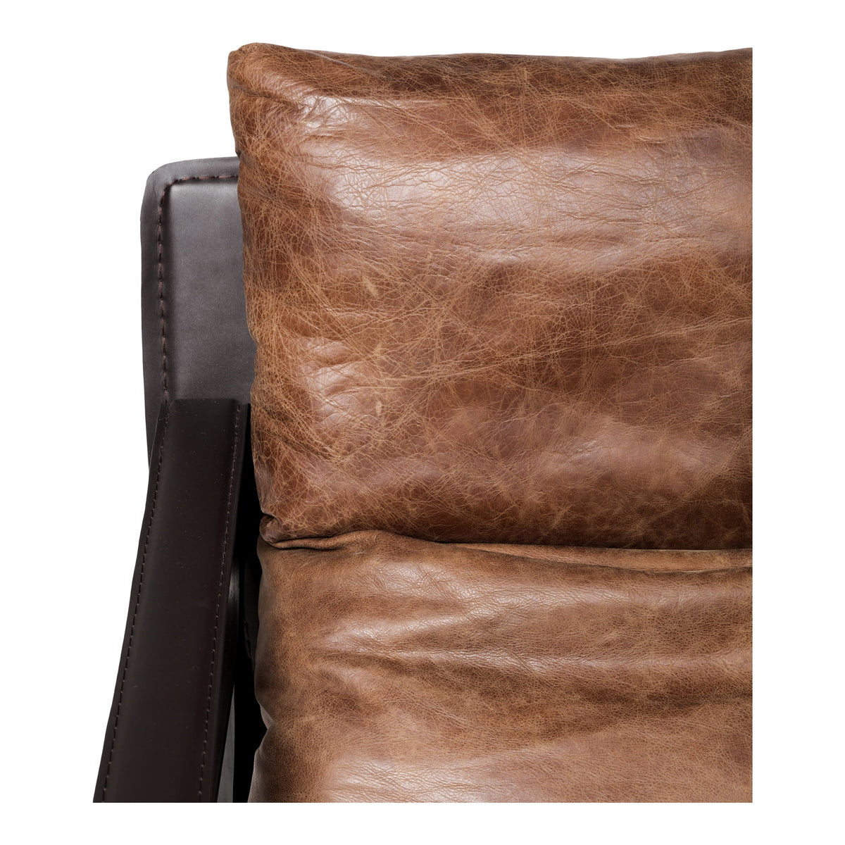 Brown Leather Club Chair M465