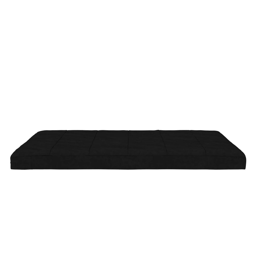 Black Full Size Quilted Microfiber Futon Mattress H771