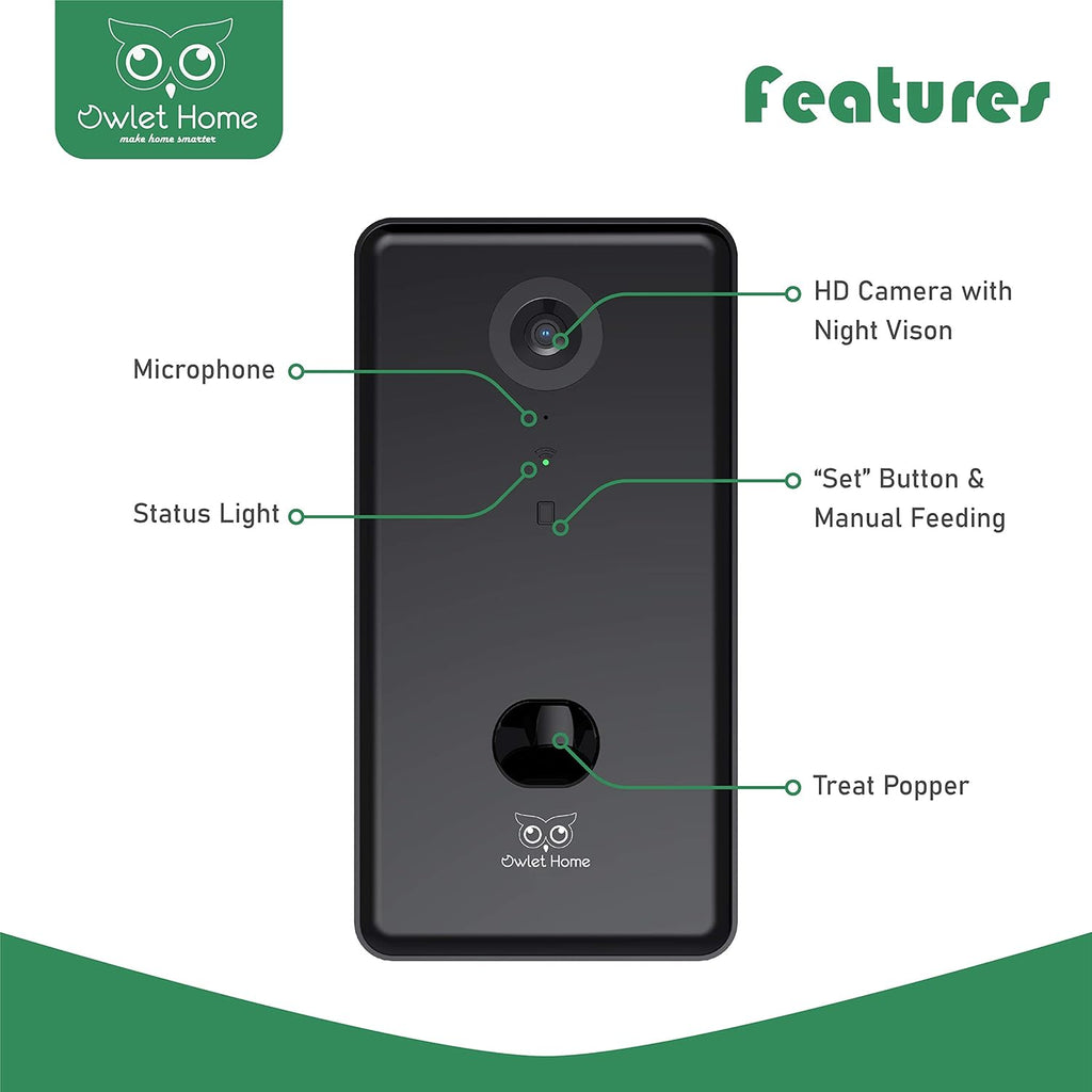 Pet Camera with Treat Dispenser, WiFi, 1080P, Auto Night Vision, 2-Way Audio Q5072