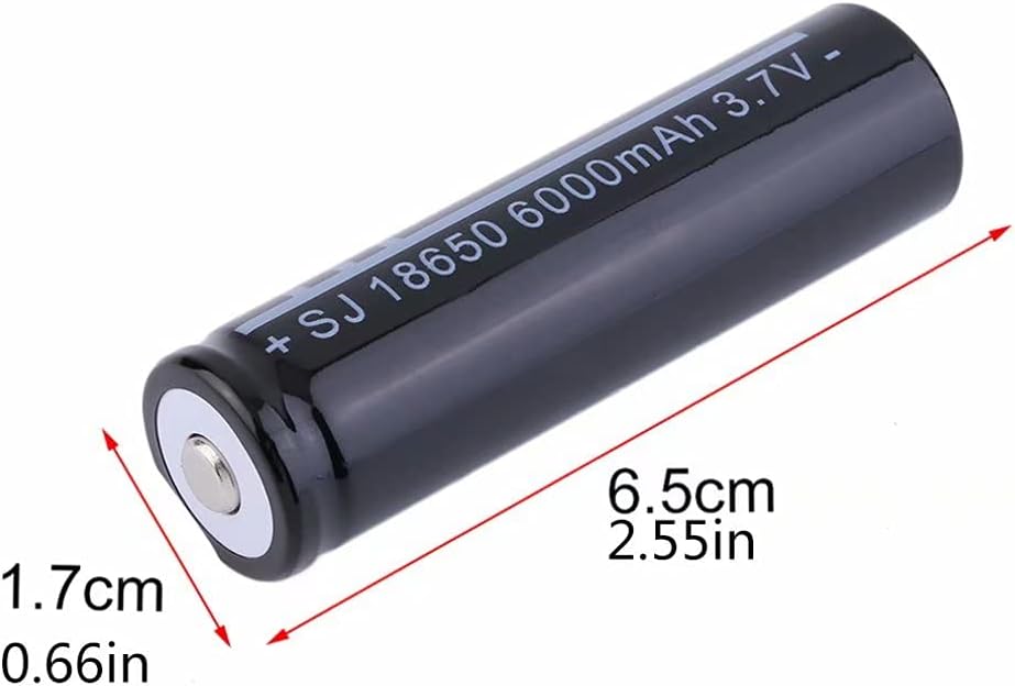 3.7V 6000mAh Rechargeable Button Top Battery 20 Pcs Z479