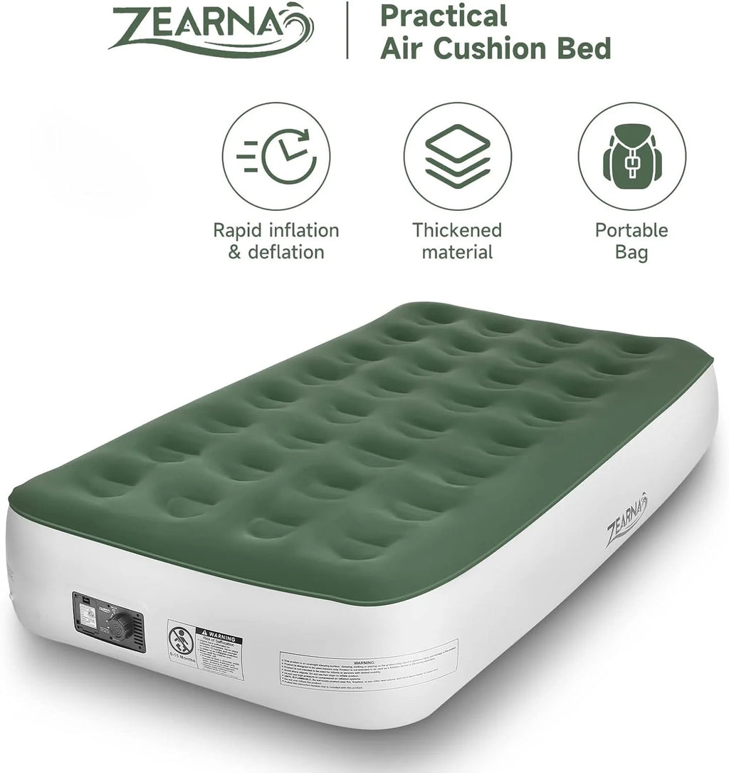 Twin Size Air Mattress with Built-in Pump Z850