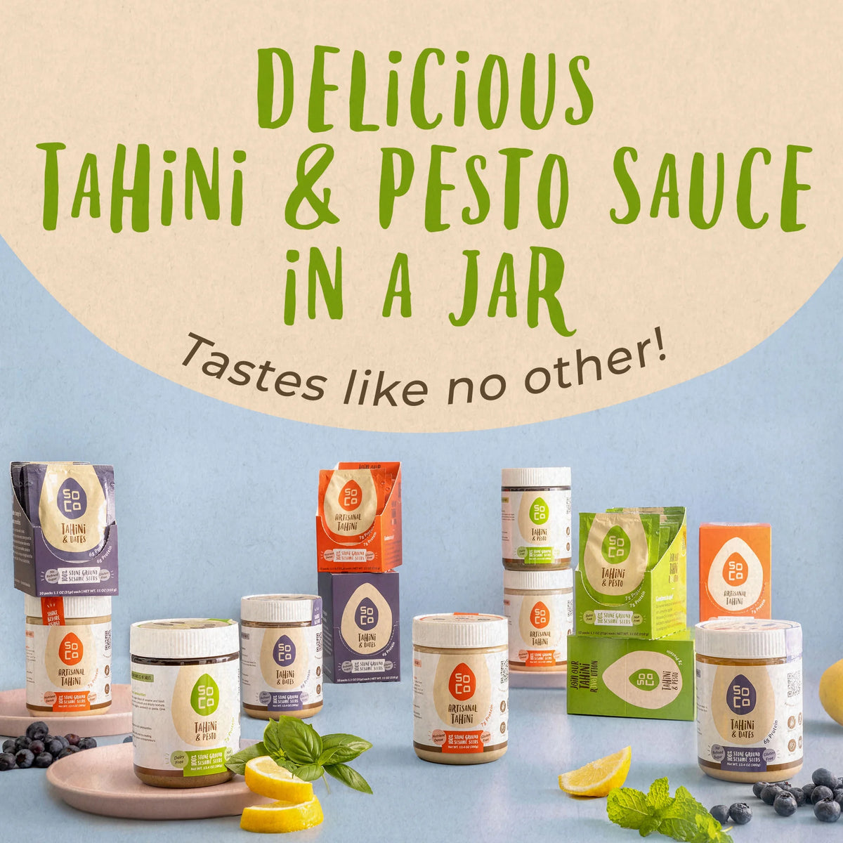 Tahini And Pesto, 13.4 Oz Pack of 6 K399