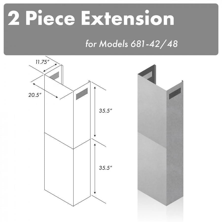 71 in. Chimney Extension F56273
