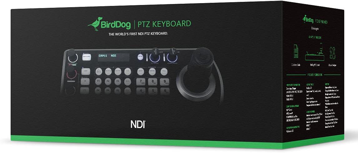 PTZ Keyboard Controller with NDI, VISCA, RS-232 and RS-422 Support I5353