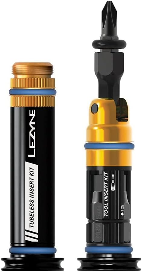 Dual Insert Bicycle Kit with Tubeless Tire Repair Kit, 5 Tire Strips, Tool Insert Kit X545645