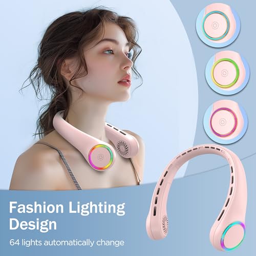 Portable Neck Fan 4000mAh 3 Adjustable Speeds White F95771