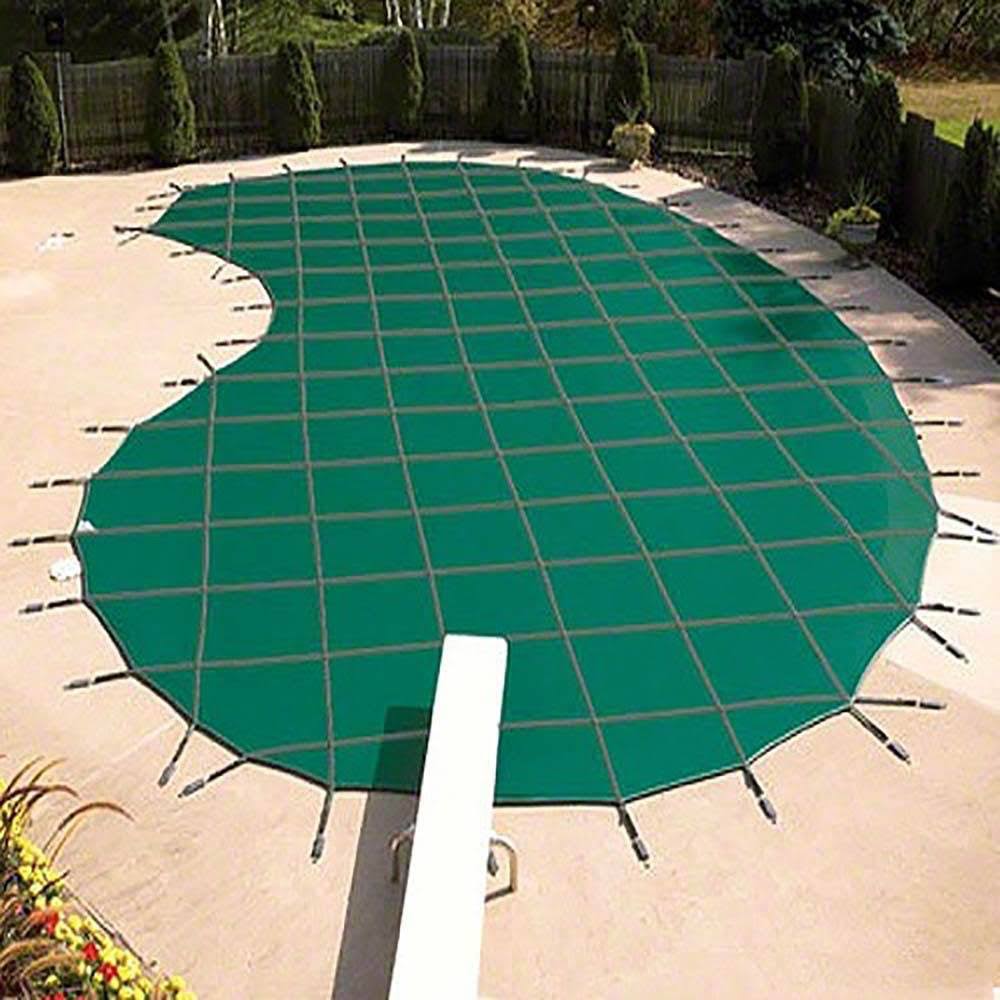 Rectangle Mesh Inground Swimming Pool Safety Cover G2162
