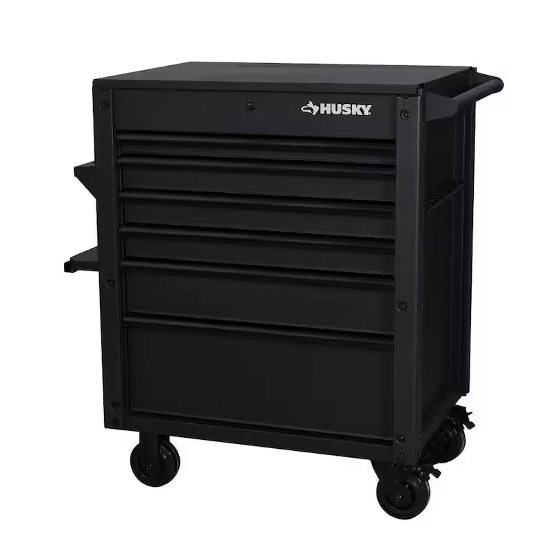 Black 6-Drawer Rolling Tool Cart A265