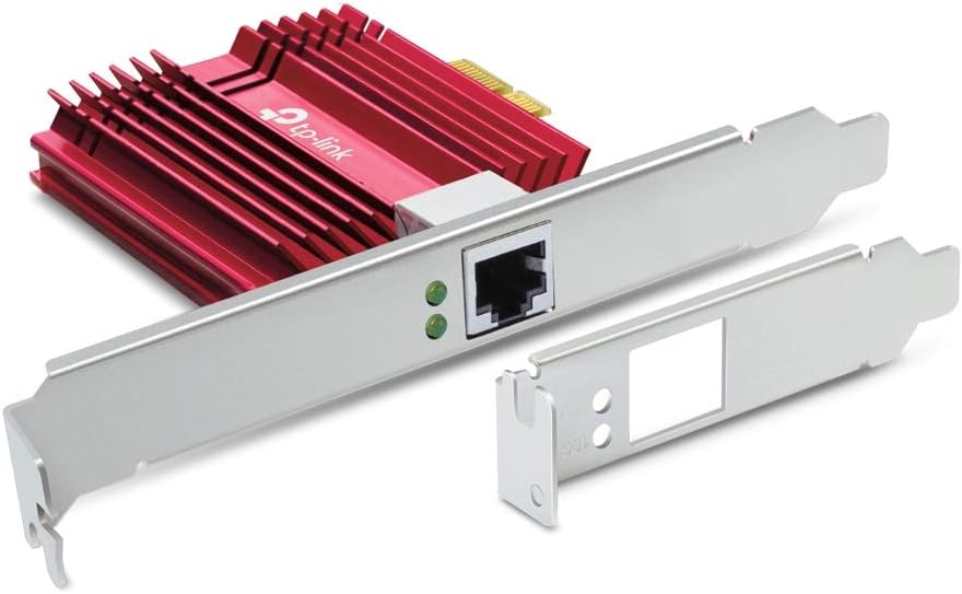 10GB PCIe Network Card with CAT6A Ethernet Cable J110763