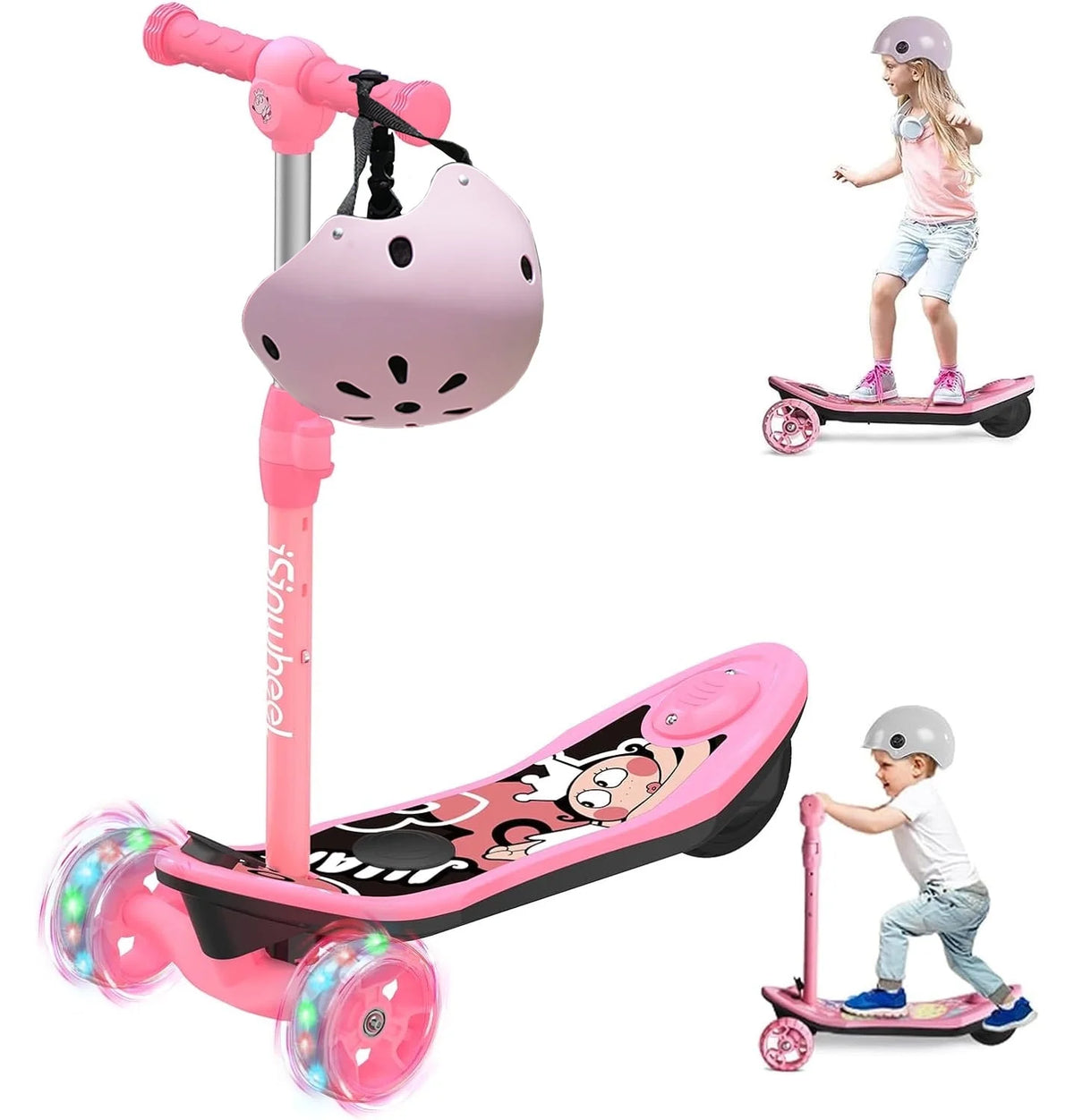 Height Adjustable Foldable 3 Wheels Electric Scooter V7917