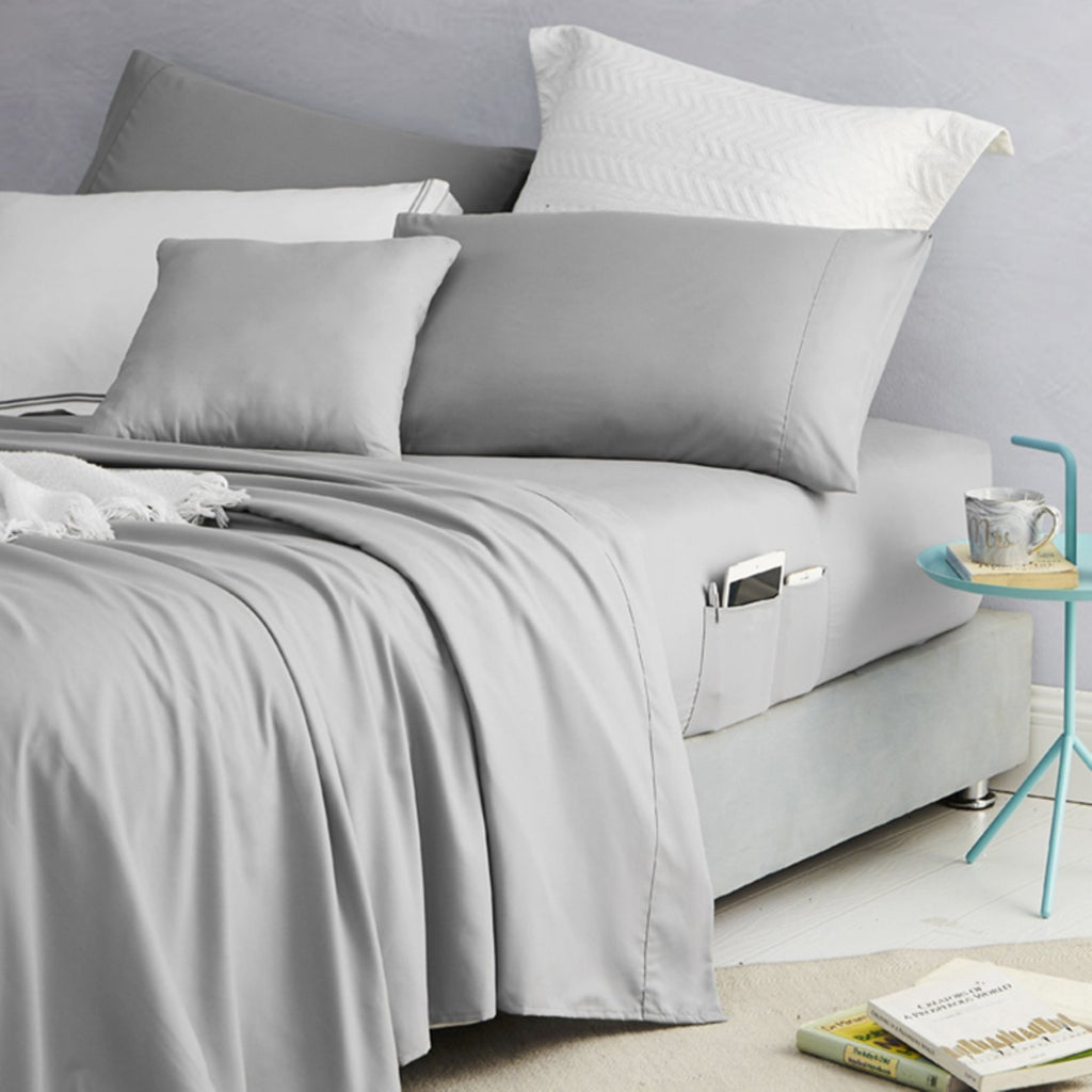 Supersoft Nightfall Navy Bedside Pocket Sheet Set R7205