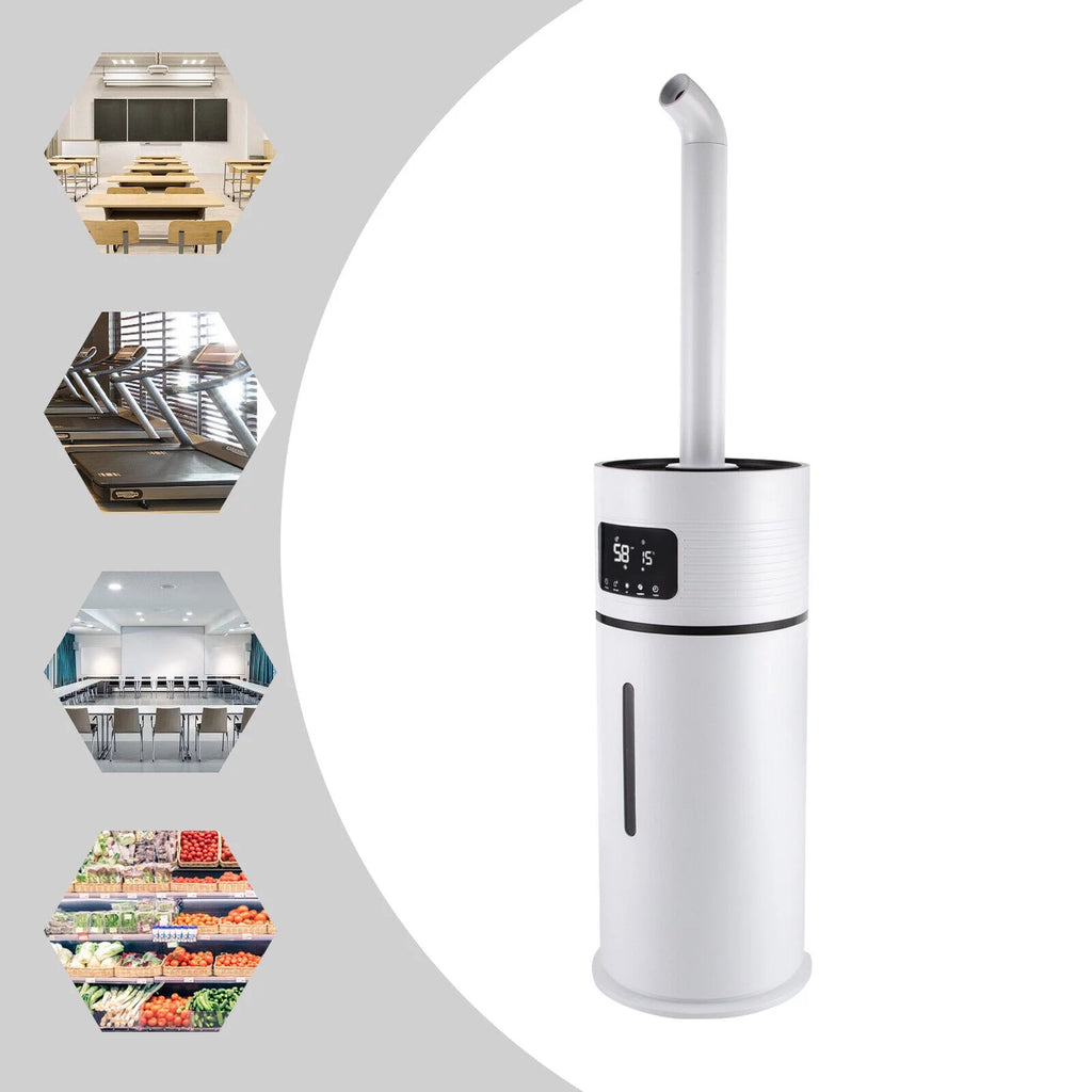 White 4Gal Ultrasonic Commercial Humidifier J8232