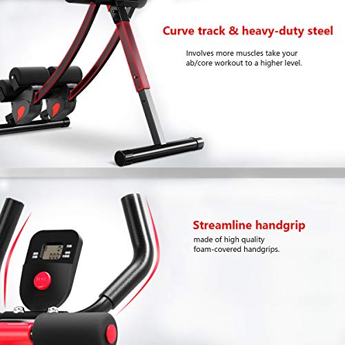 Height Adjustable Foldable Ab Trainer N889271