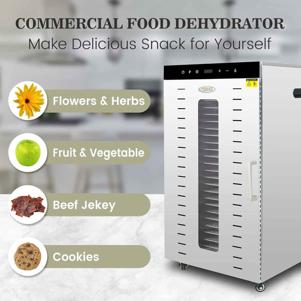 24 Trays Stainless Steel Dehydrator Machine D587417