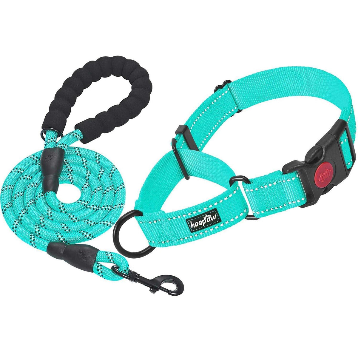 2 Packs Martingale Dog Collar with Quick Release Buckle Reflective N146