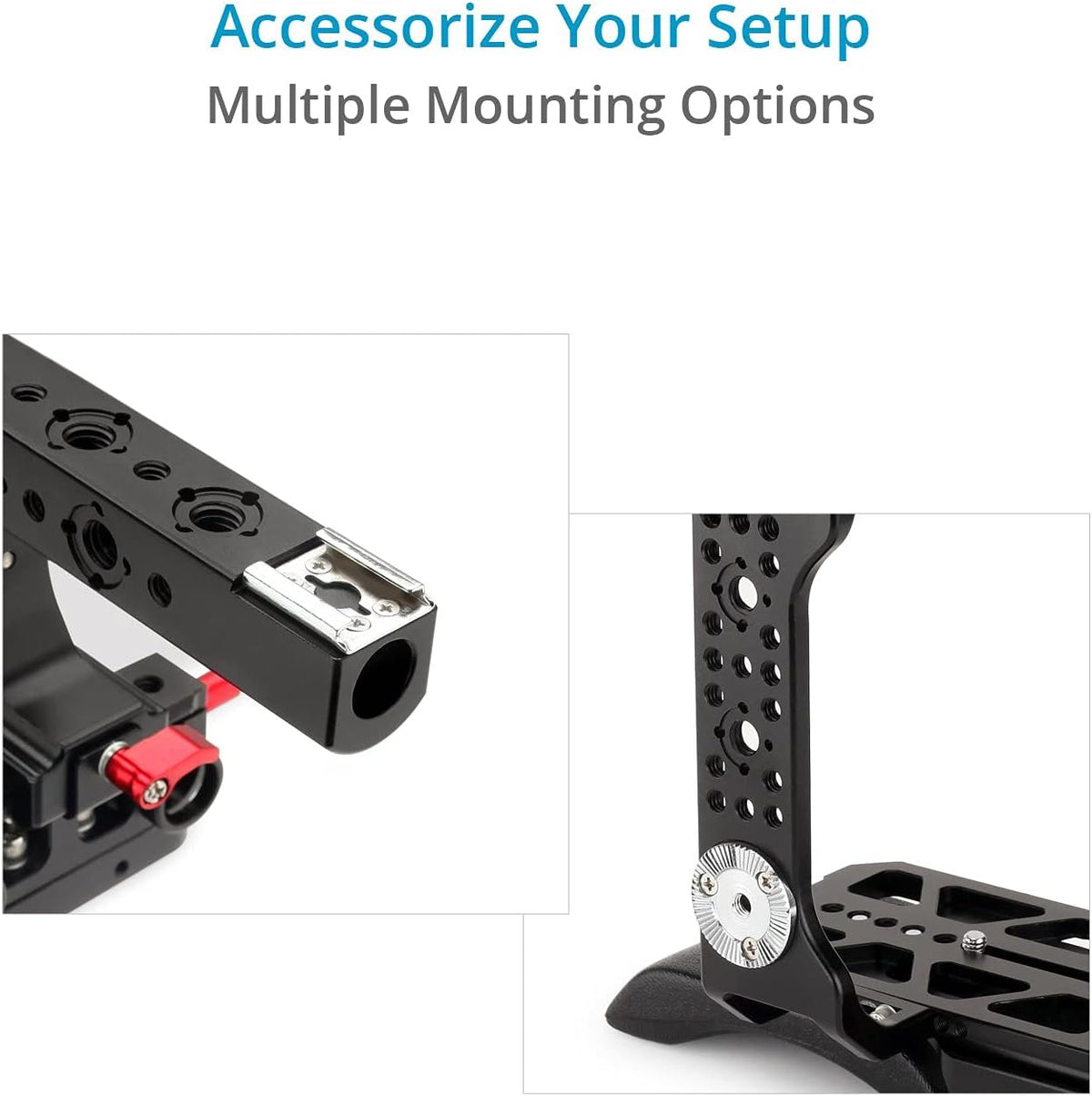 Shoulder Mount Cage Kit with Matte Box, Follow Focus, Top Handle and Dovetail Plate M9778