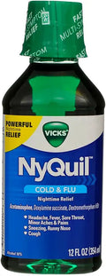 Cold & Flu Nighttime Liquid 12 oz R3771
