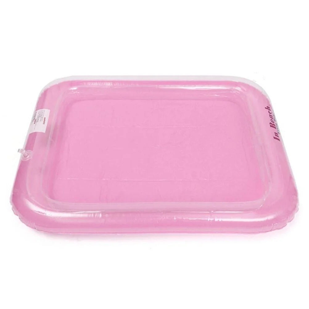 Pink Inflatable Sandbox Sand Toy Tray W749106