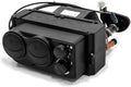 Cab Heater with Shutoff Valve, 3.4 Amps at 13.7 Volts, Includes Defrost Hoses and Vents F669134