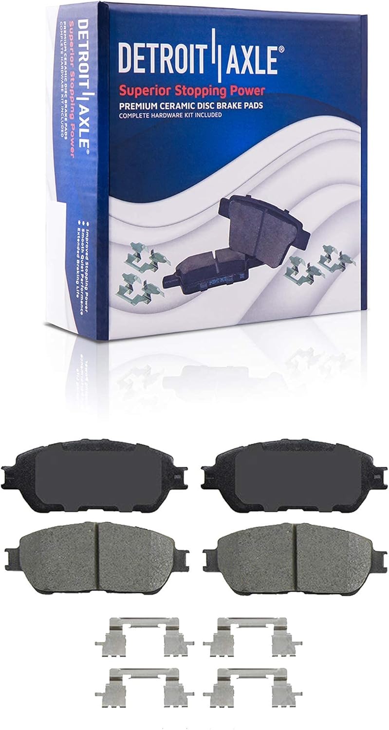 Front Drilled Rotors and Pads 4pc Set M9198