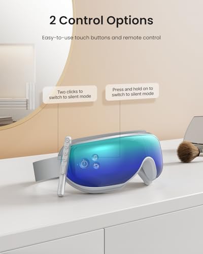 Eye Massager with Heat Compression Sleep Mask J640
