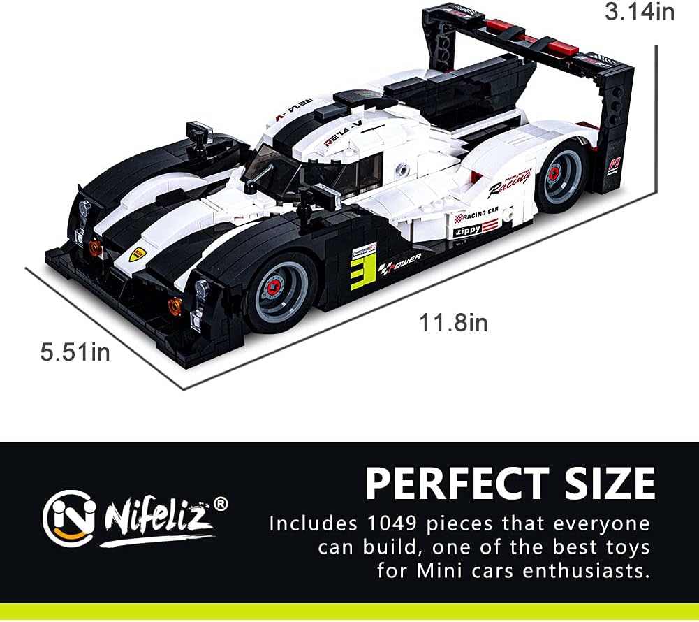 1:14 Scale Sports Car Building Blocks Model (1049Pcs) Pack of 2 R686