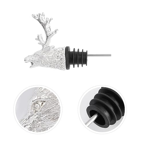 Stag Head Wine Pourer Decanter Aerator and Stopper E2413