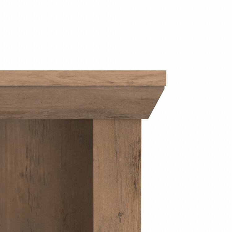 Reclaimed Pine 5 Shelf Bookcase D153941