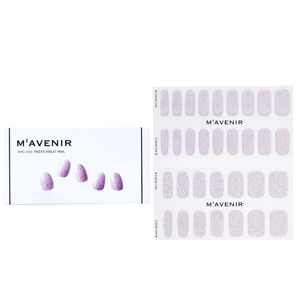Purple Nail Sticker 32pcs R231274