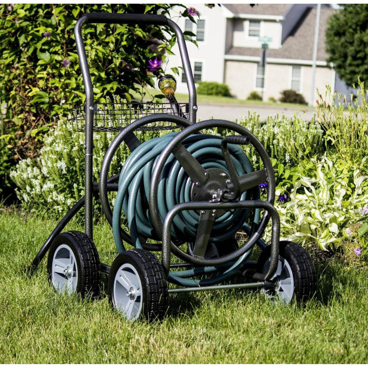 Metal Cart Hose Reel X36144