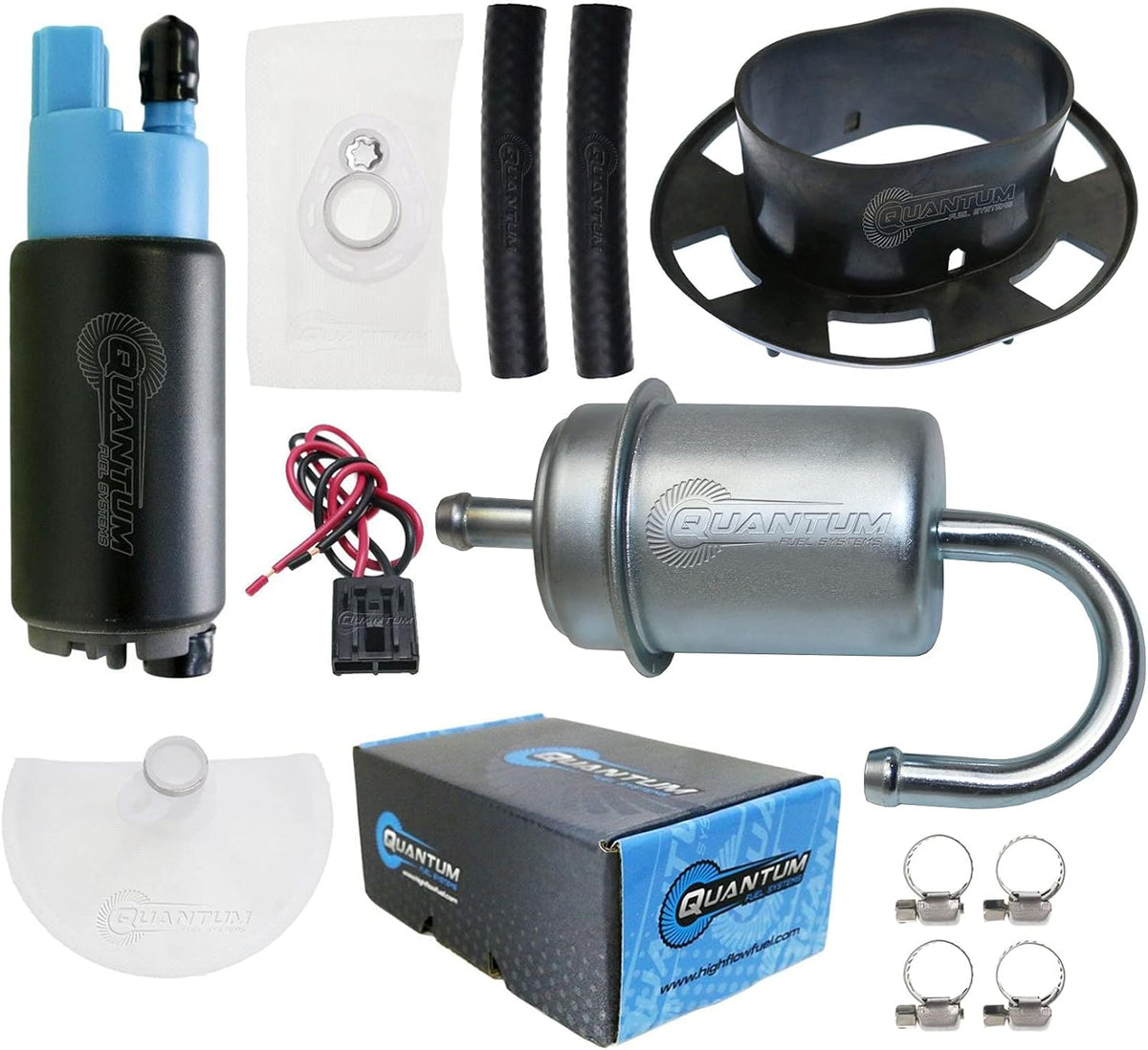 In-Tank EFI Fuel Pump with Tank Seal, Fuel Filter, Strainer O130